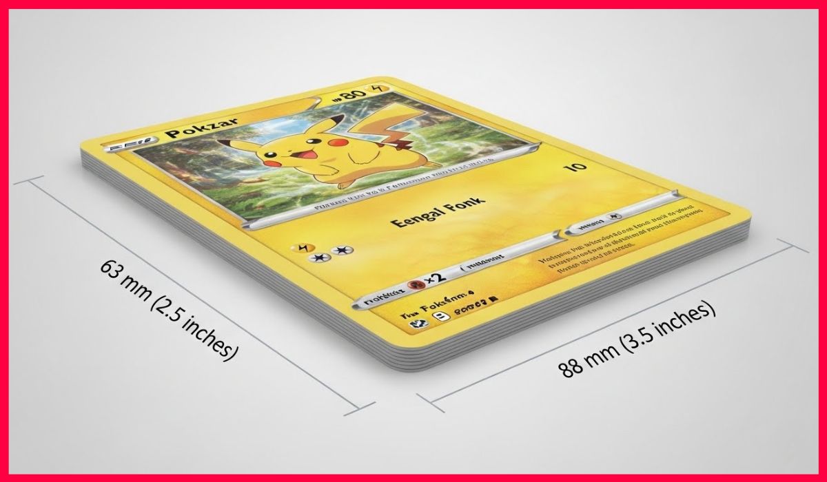 Dimensions of a Pokémon Card