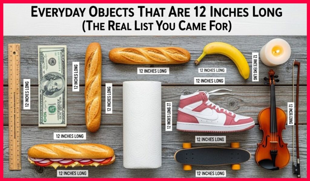 Everyday Objects That Are 12 Inches Long