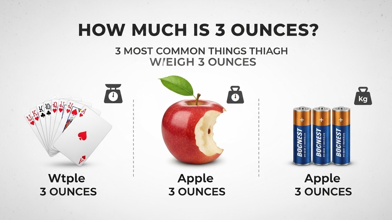 How Much Is 3 Ounces