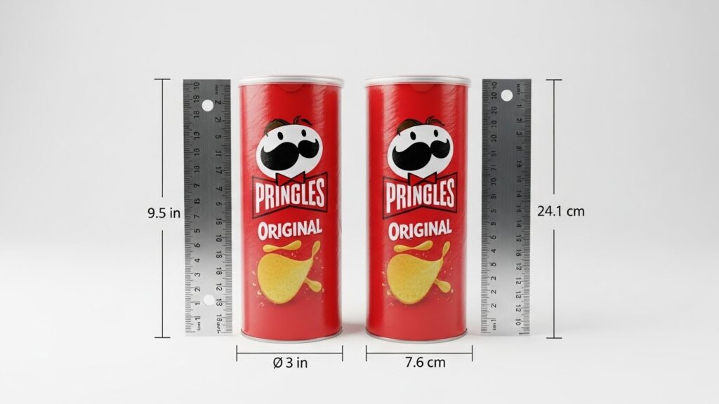 Pringles Can Dimensions