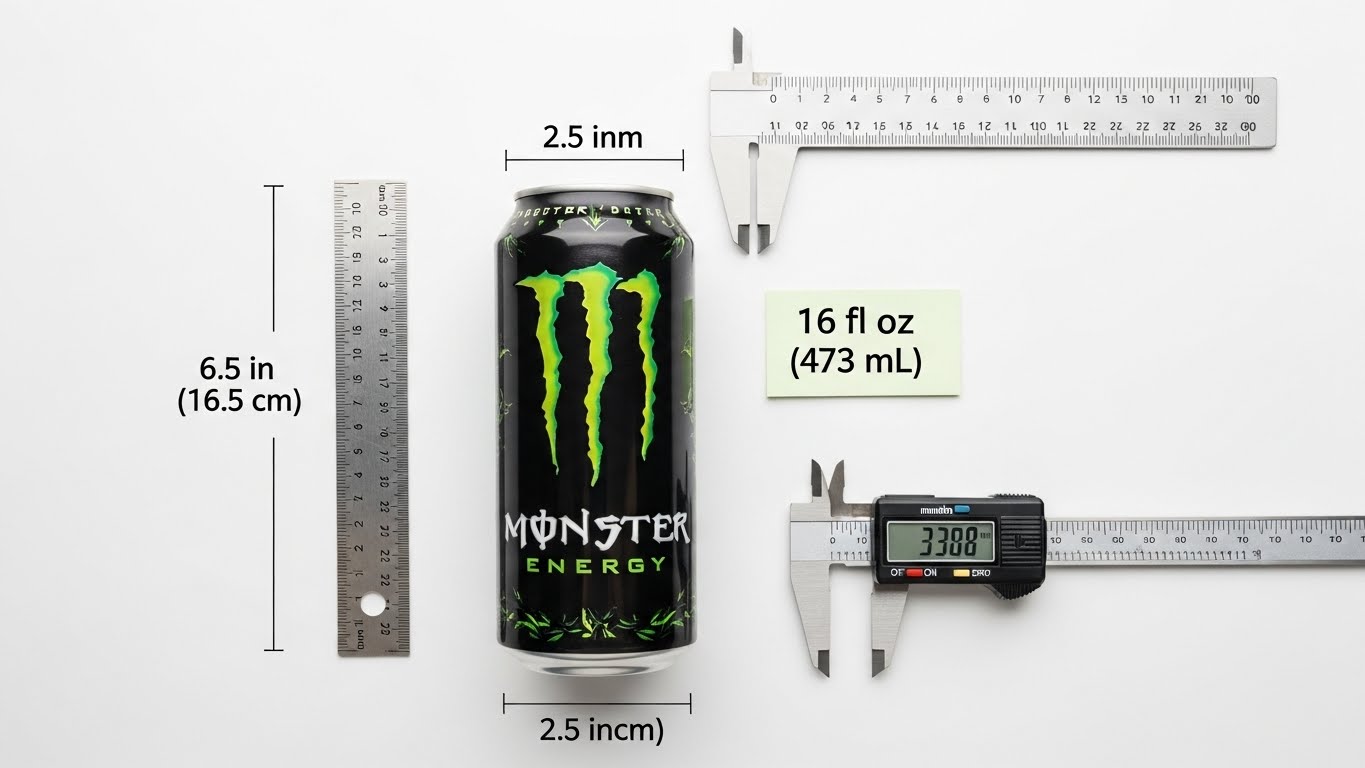 Monster Can Dimensions