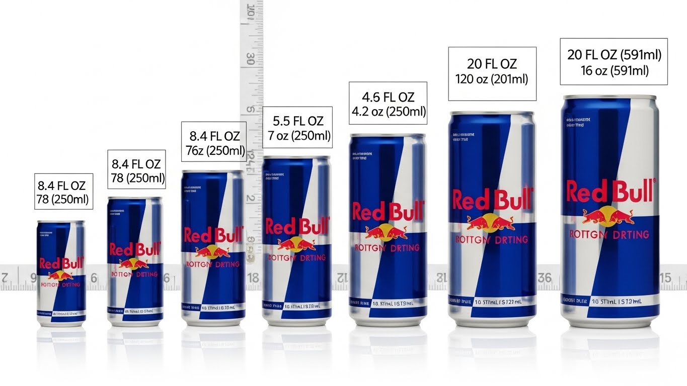 Red Bull Can Dimensions