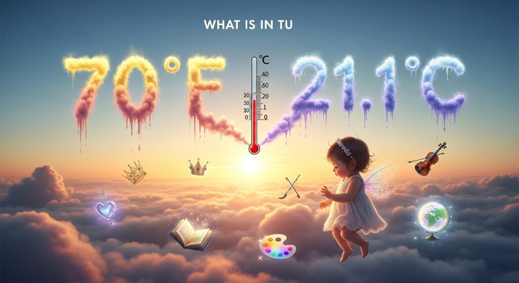 What is 70 degrees Fahrenheit in Celsius