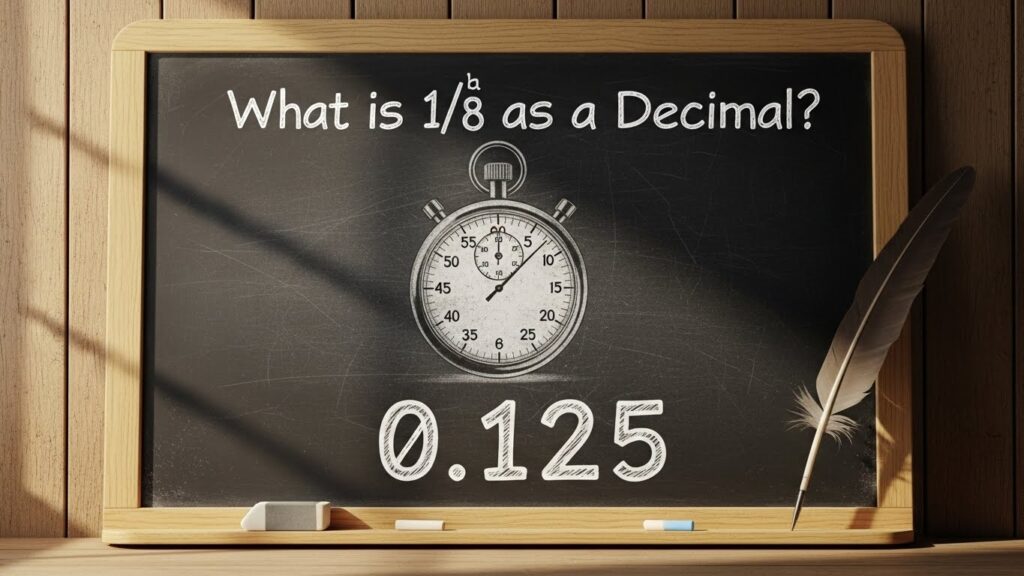 1/8 as a Decimal