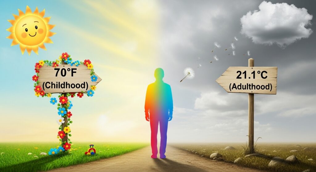 70 degrees Fahrenheit in Celsius