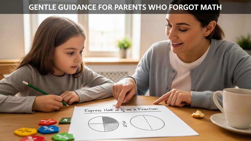 Half of 3 / 4 as a Fraction
