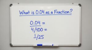 0.04 as a Fraction