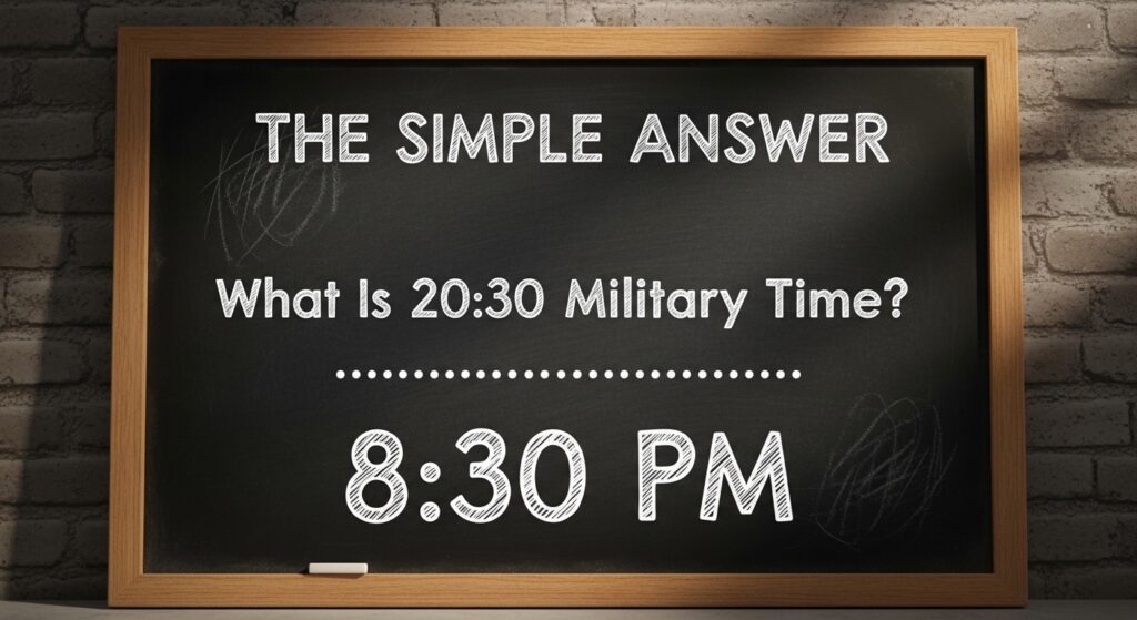 20:30 Military Time