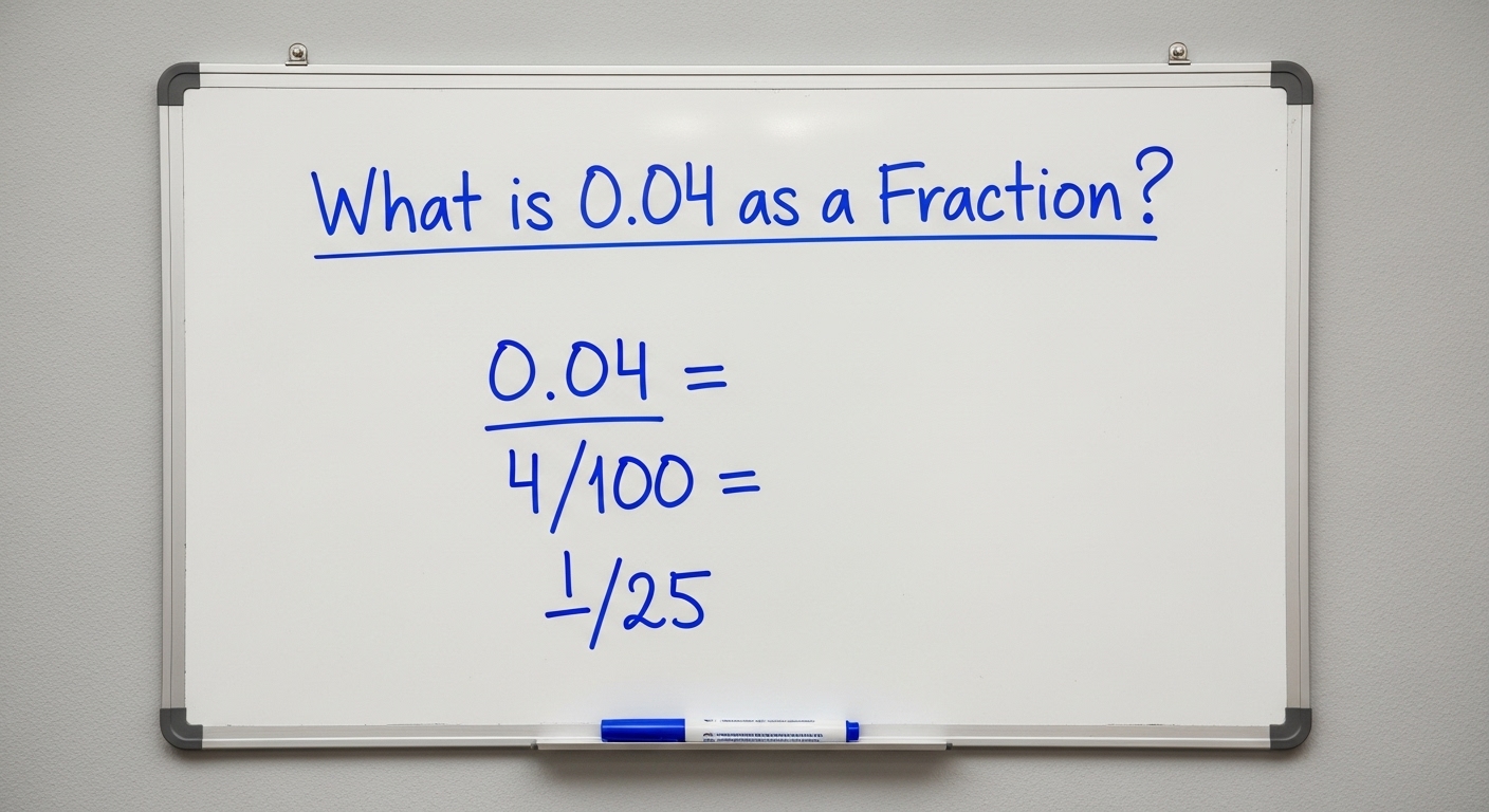 0.04 as a Fraction