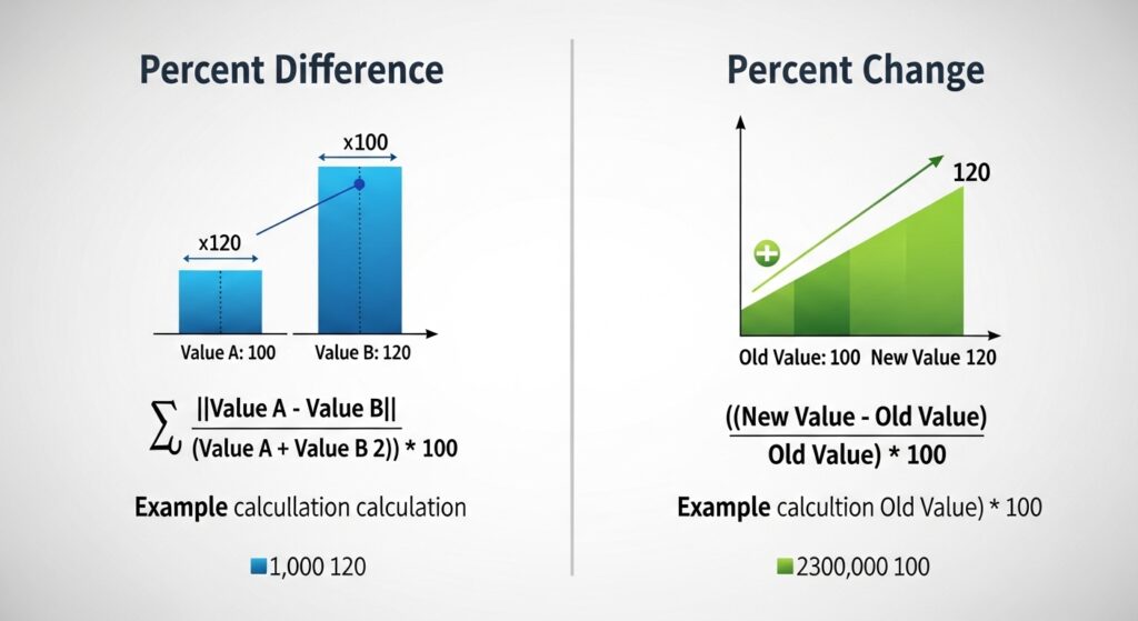 Difference and Percent Change