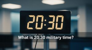 What Is 20:30 Military Time?
