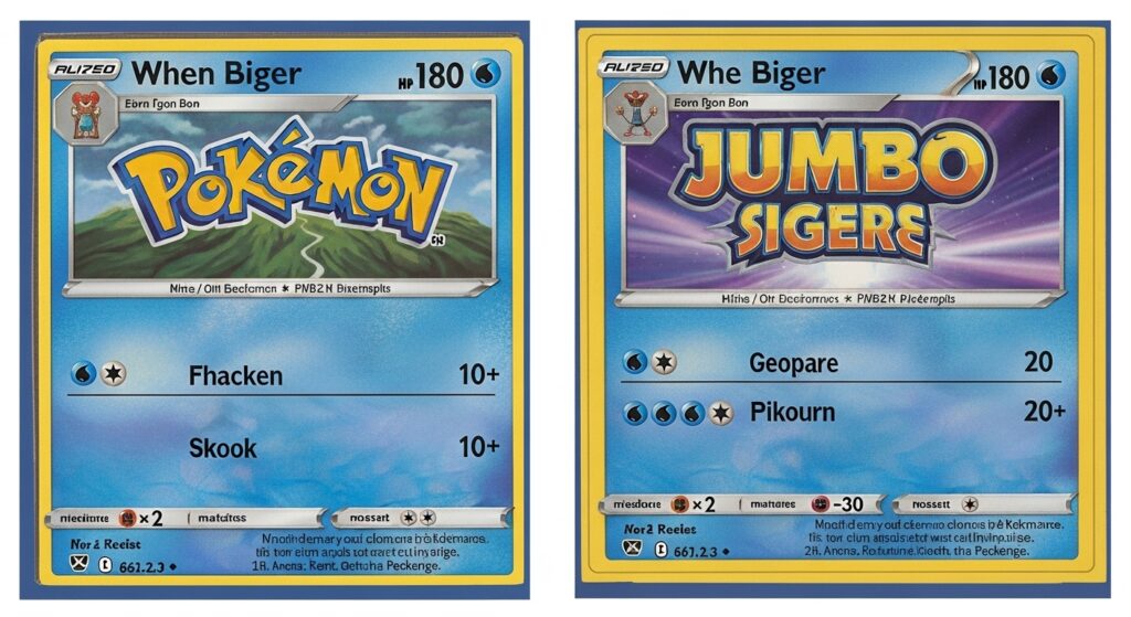 Jumbo Pokémon Cards