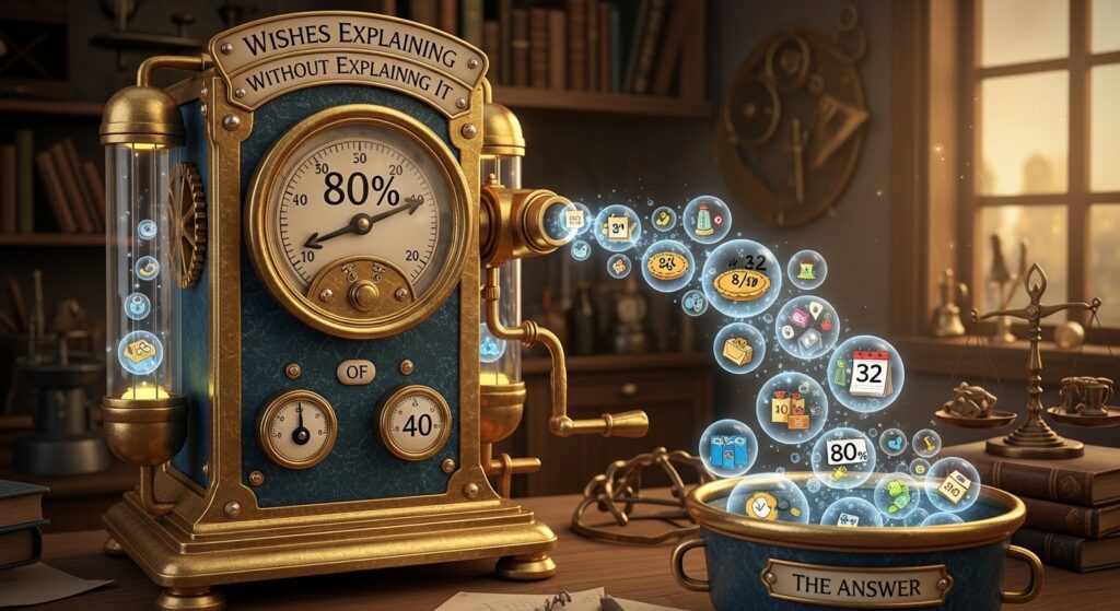 80% of 40 Without Explaining It