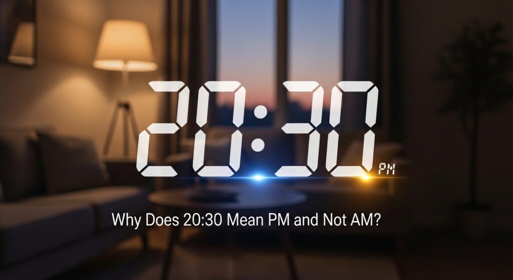 20:30 Mean PM and Not AM?