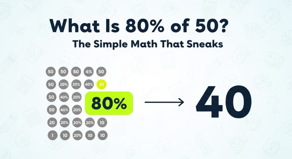 What Is 80% of 50