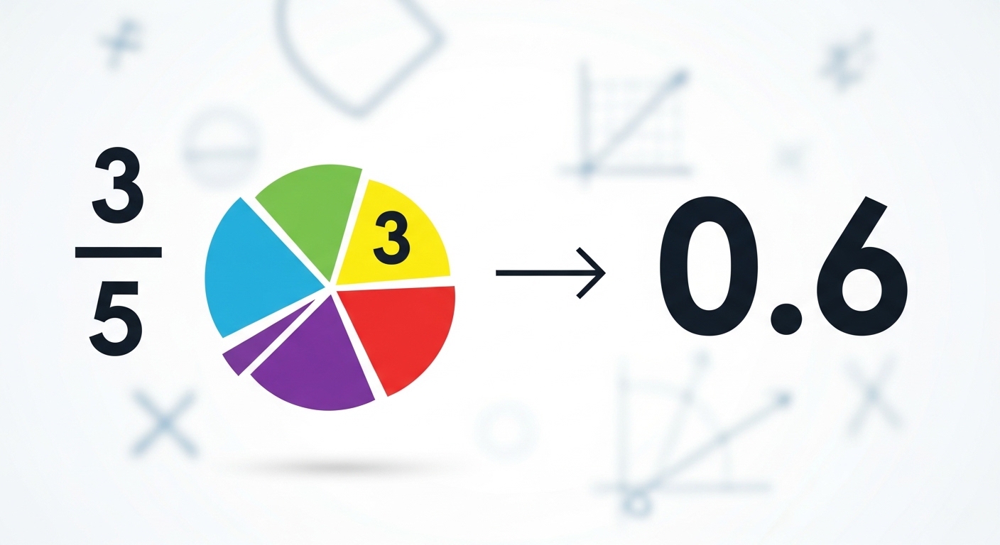 What is 3/5 as a Decimal?