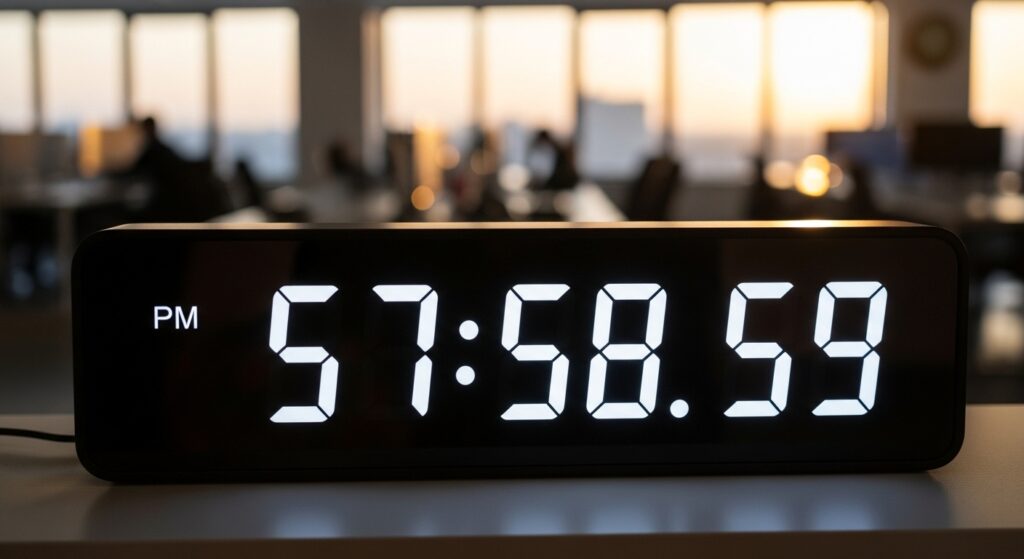 Counting Down to 3:00 PM