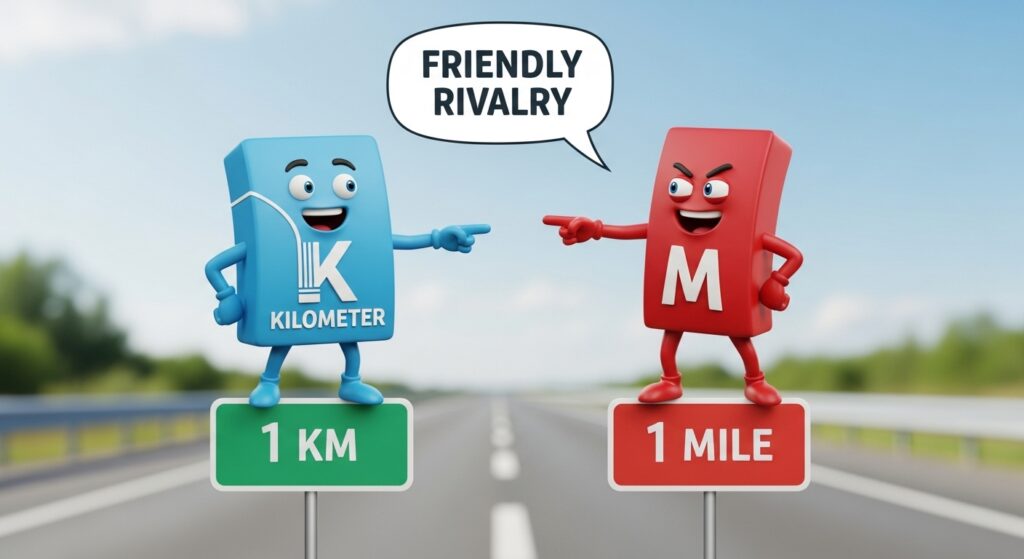 Kilometer vs Mile