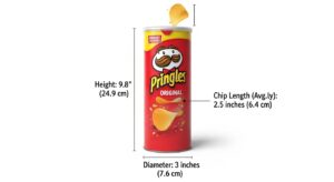 Pringles Dimensions