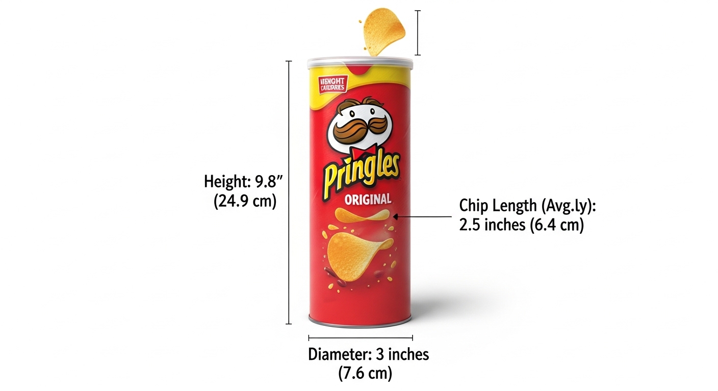 Pringles Dimensions