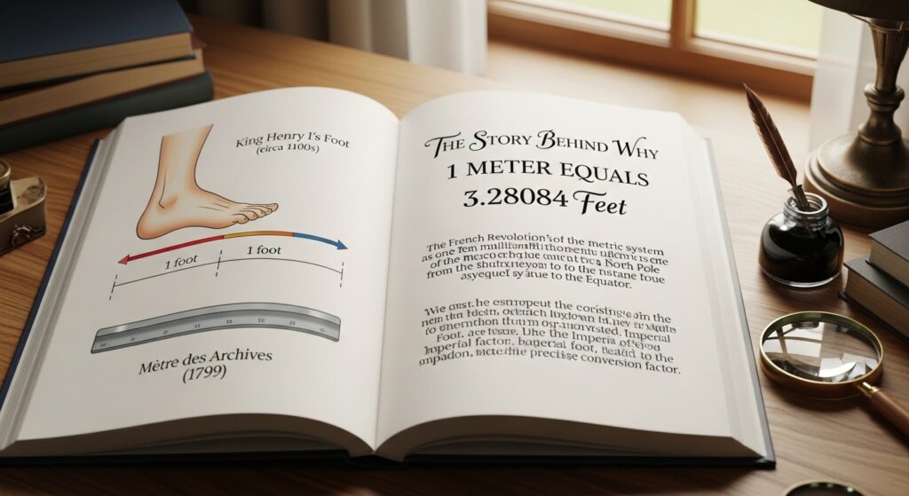 1 Meter Equals 3.28084 Feet