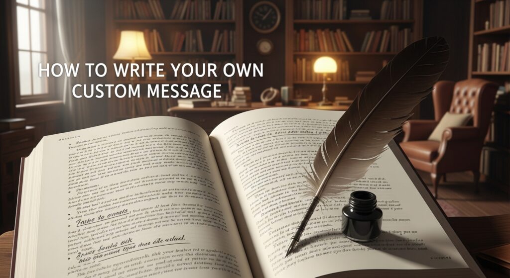 Write Your Own Custom Message