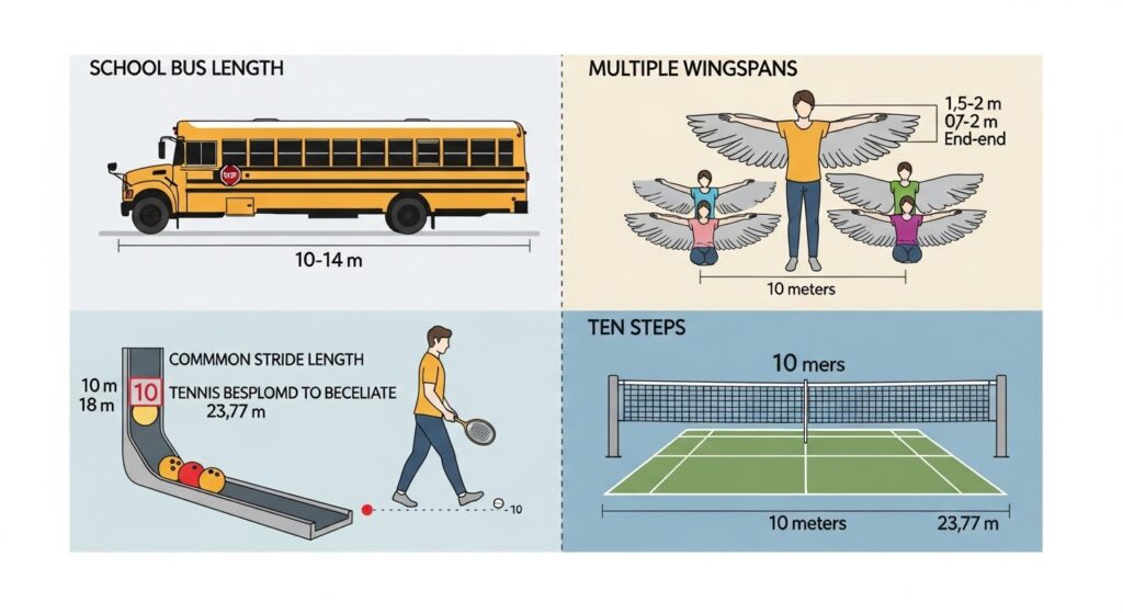 10 Meters Without Measuring Tools