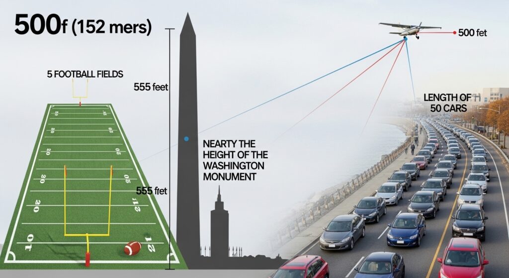  500 Feet in Everyday Life