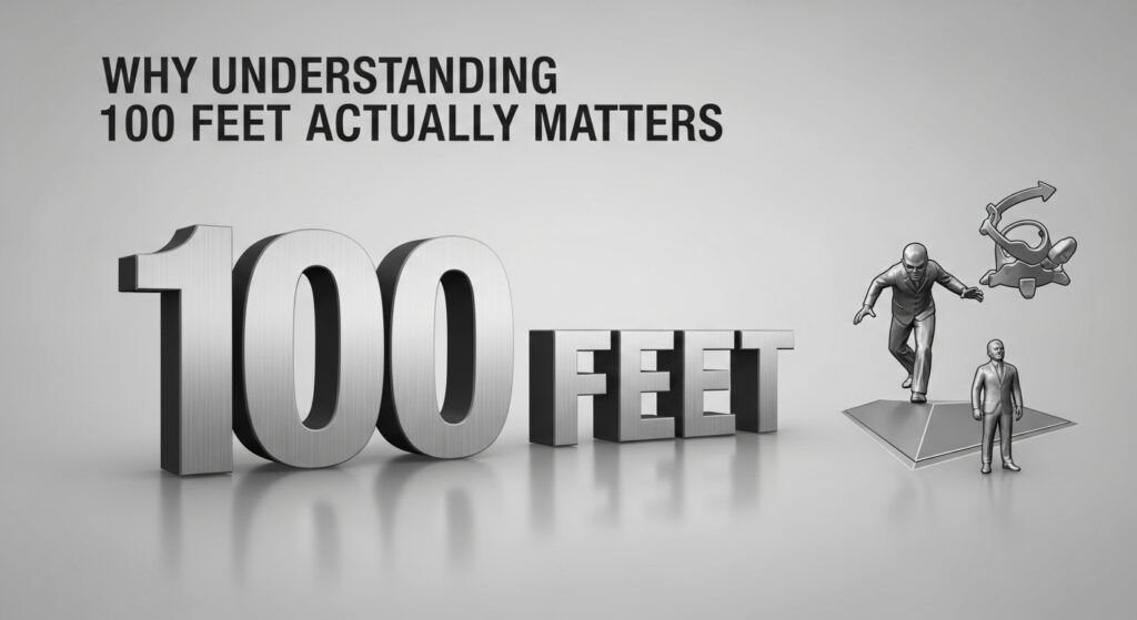 100 Feet Actually Matters
