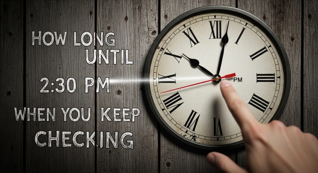2:30 PM When You Keep Checking