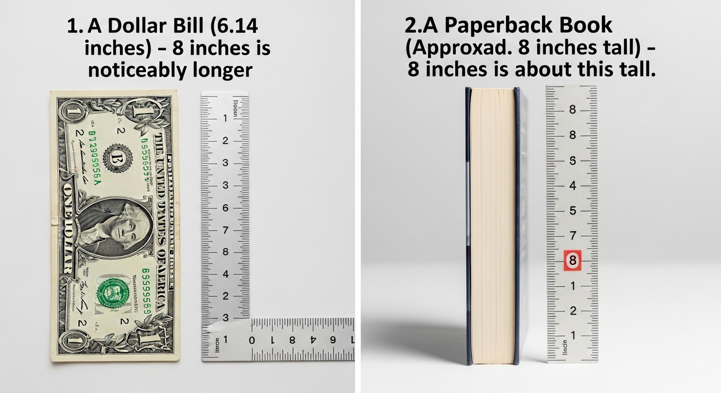 8 Inches Actually Look Like